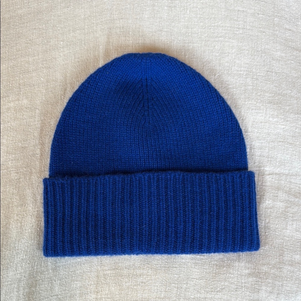 Babaton Blue Cashmere Beanie